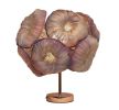 Modern Fabric Table Handpainted Lamp Anemone by Studio Mirei | Table Lamp in Lamps by Costantini Design. Item made of fabric & copper