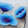 Delightful Poppies | Oil And Acrylic Painting in Paintings by Amanda Dagg. Item composed of canvas