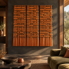 Terracotta Rhythm — Sculptural Fiber Wall Art | Macrame Wall Hanging in Wall Hangings by Sarmal Design. Item composed of cotton and metal in boho or minimalism style