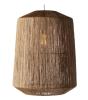 Boho Inspired Jute LIghting | Pendants by Relativity Textiles. Item made of synthetic compatible with boho style