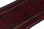 Rug & Kilim's Baluch Tribal Rug in Red & Navy Blue Geometric | Area Rug in Rugs by Rug and Kilim