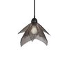 Pendant Light, Steel Wire Mesh Floral #2 Medium, 18"w x 10"h | Pendants by Anne Lindsay Studio. Item made of steel compatible with contemporary and industrial style
