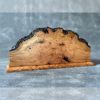 Rustic Cherry Burl Mantle Clock – Live edge | Decorative Objects by Tom Weber - Weber Design Custom Woodwork