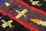 Vintage Moroccan Runner with Polychromatic Geometric Pattern | Area Rug in Rugs by Rug and Kilim