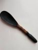 Wooden Cooking Spoon, Shou Sugi Ban Yakisugi Inspired Finish | Utensils by Wild Cherry Spoon Co.. Item composed of wood in minimalism or country & farmhouse style