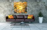 "Autumn" Glass and Metal Wall Art Sculpture | Wall Sculpture in Wall Hangings by Karo Studios. Item made of metal with glass