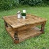 Farm House Coffee Table | Tables by Lumber2Love. Item composed of oak wood in mid century modern or contemporary style