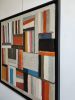 promenade litteraire | Oil And Acrylic Painting in Paintings by Sophie DUMONT.. Item composed of wood & canvas compatible with minimalism and contemporary style