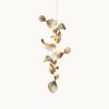 Dune 8 Vertical Cluster in Metallic Tones Pendant Light | Chandeliers by MOSS Objects. Item composed of metal compatible with contemporary and japandi style