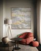 Pearl Haze | Tapestry in Wall Hangings by Jessie Bloom Studio. Item composed of cotton in mid century modern or contemporary style