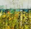 Skyline | Oil And Acrylic Painting in Paintings by Annie Darling | Portland in Portland. Item composed of wood and synthetic