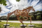 Silhouette Herd | Public Sculptures by Wendy Klemperer Art Inc | Davie Pine Island Park in Davie. Item made of steel