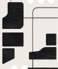 Rug Bora Bora Night Hand-knotted Abstract Black White | Area Rug in Rugs by Atelier Tapis Rouge. Item made of wool works with minimalism & contemporary style