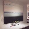Williamson's artworks installed | Oil And Acrylic Painting in Paintings by Todd Williamson contemporary artist | David Sutherland Showroom in West Hollywood. Item composed of canvas and synthetic