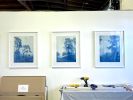 In the Distance: 24 x 18" unframed hand-printed cyanotype | Photography by Christine So. Item made of paper works with boho & country & farmhouse style