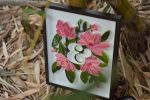Magnolia floral with Ampersand | Wall Sculpture in Wall Hangings by Mira's Craft. Item composed of paper