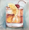 Old Fashion | Oil And Acrylic Painting in Paintings by Cindy Mathis Murals and Fine Art. Item composed of canvas and synthetic
