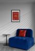 Dottie Blue Single Module | Armchair in Chairs by LAGU. Item composed of fabric in minimalism or modern style