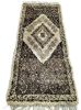 Vintage Moroccan Rug 2.6/6.0 ft - Hand-Tufted Artistry | Runner Rug in Rugs by Marrakesh Decor. Item made of wool works with boho & mid century modern style