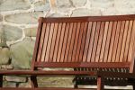 Slat Back Walnut Bench | Benches & Ottomans by Miikana Woodworking | Miikana Woodworking in Downingtown. Item made of walnut