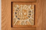 Sun Ceramic Wall Art | Wall Sculpture in Wall Hangings by Clare and Romy Studio. Item made of ceramic works with boho & mid century modern style
