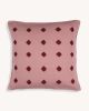 The Path Of The Sun Handwoven Cushion (PINK) | Pillows by Routes Interiors. Item made of cotton works with boho & eclectic & maximalism style