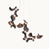 Dune 12 Spiral in Metallic Tones Pendant Light | Chandeliers by MOSS Objects. Item made of metal works with contemporary & japandi style