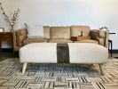 The Gatsby Ottoman 48 x 22 | Benches & Ottomans by OTTOMN | Platform @ The Junction in Guelph. Item composed of fabric and leather in boho or coastal style