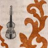Viola d’Amore | Watercolor Painting in Paintings by Paul Flippen | The Elizabeth Hotel, Autograph Collection in Fort Collins. Item composed of paper and synthetic