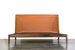 Contemporary Upholstered King Sized Bed by Costantini | Beds & Accessories by Costantini Design. Item composed of wood & fabric
