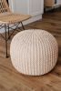 Pouf | Pillows by Chasha Home. Item made of cotton