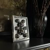 Frame Small Tiny Stainless Steel Bear '1' | Sculptures by IRENA TONE. Item made of steel with glass works with minimalism & art deco style