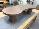 Flaque Coffee Table in the Style of Jean Royère | Tables by Wooden Imagination. Item composed of walnut compatible with modern style