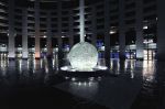 United Earth Glass Sculpture | Public Sculptures by ARCHIGLASS by Urbanowicz | Parlement européen in Strasbourg. Item composed of steel and glass in minimalism or contemporary style