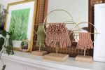 Woven Sculptures | Macrame Wall Hanging in Wall Hangings by Emily Barton Design. Item composed of wood and fabric