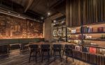 Wood Mural | Murals by Jesse LeDoux | Starbucks in Chicago. Item composed of wood