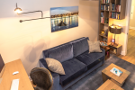 "Edge Light"  Photography | Photography by Marie Burgos Design and Collection | Private Residence - Bachelor Loft Tribeca in New York. Item made of paper