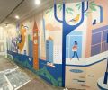 LaserAway Clinic Murals — Multi-Location Installation | Digital Art in Art & Wall Decor by Kirsten Ulve | LaserAway Hoboken in Hoboken. Item works with mid century modern & contemporary style