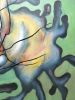 Undersea World: Beauty and Danger Beneath, acrylic | Oil And Acrylic Painting in Paintings by Lena Kolambet. Item composed of canvas in contemporary style
