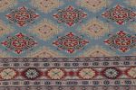 Vintage Bokhara Rug in Soft Sky Blue with Geometric Patterns | Area Rug in Rugs by Rug and Kilim