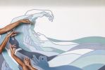 Party Wave | Murals by Allison Kunath | Hulakai Hotel in San Juan del Sur. Item composed of synthetic