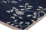 Rug & Kilim’s Chinese Art Deco Rug, Navy Blue with Bright | Area Rug in Rugs by Rug and Kilim
