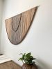 Neutral Boho Yarn Wall Art | Macrame Wall Hanging in Wall Hangings by Mercy Designs Boho. Item composed of birch wood & fiber compatible with boho and minimalism style
