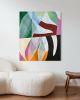 "Candy-Coated" - Original Painting | Oil And Acrylic Painting in Paintings by Jilli Darling. Item made of canvas with synthetic works with boho & minimalism style