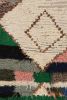 Vintage Moroccan Runner Rug with Colorful Stripes | Area Rug in Rugs by Rug and Kilim