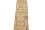 Spanish European runner in Gold, Red & Blue Floral Pattern | Area Rug in Rugs by Rug and Kilim