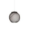 Steel Wire Mesh Hanging Sculpture #61 | Sculptures by Anne Lindsay Studio. Item made of steel with ceramic works with contemporary & industrial style