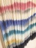 ALOFT Multi color Pastel Textile Wall Fiber Art | Macrame Wall Hanging in Wall Hangings by Wallflowers Hanging Art. Item composed of oak wood and wool in boho or contemporary style
