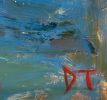 Hippie Johnny | Paintings by Darren Thompson Fine Art. Item composed of birch wood in modern style