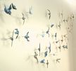 Murmurations | Wall Sculpture in Wall Hangings by Susan Hostetler Studio | Inova Fairfax Hospital in Falls Church. Item made of ceramic